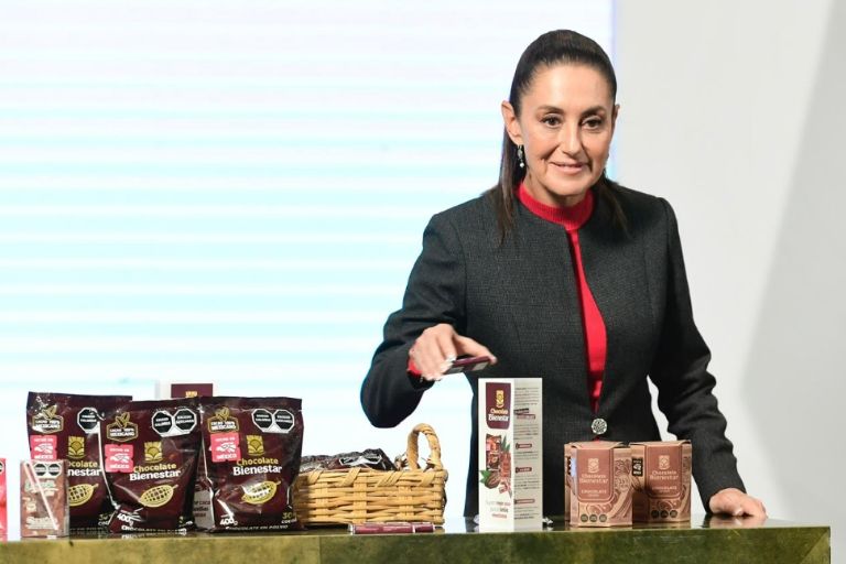 La Presidenta Claudia Sheinbaum presento el Chocolate del Bienestar 